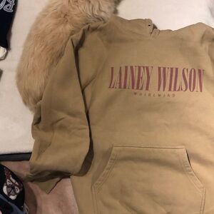 Lainey Wilson Tan Hoodie Sweatshirt